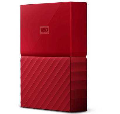 wd my passport 4tb usb 3.0 portable external hard drive (red)